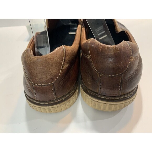 Johnston & Murphy Men McGuffey Leather Slip On Shoes Size 9.5M 10976 Brown main image 4